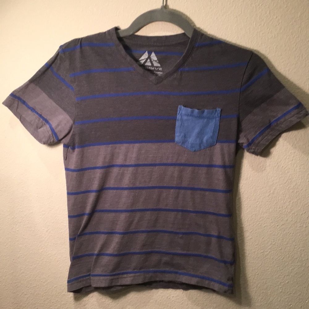 Kids Striped V-Neck